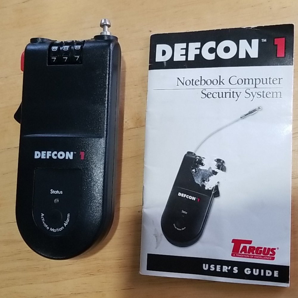 Defcon 1 Laptop Notebook Computer Security System